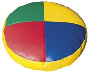 Almofadão Circular Quatro Cores