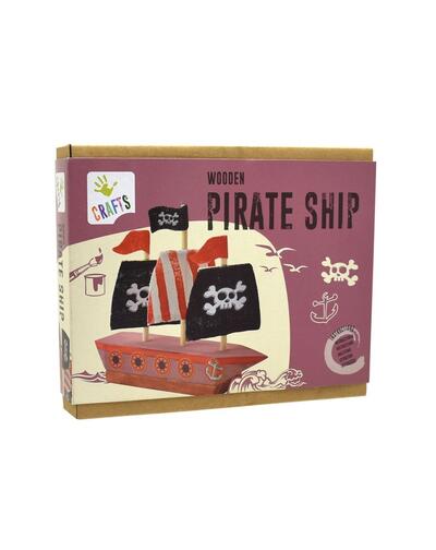 Navio Pirata De Madeira