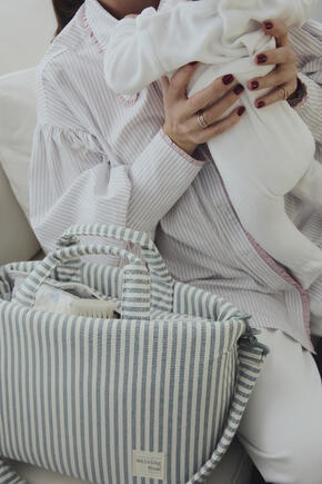 Bolsa Crossbody - Praliné Rayas  