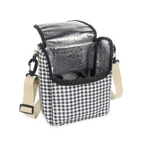 Bolsa térmica para bebés - I Love Vichy Preta 