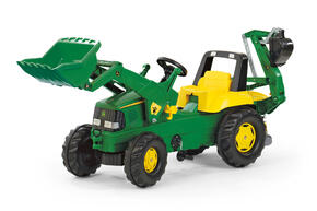 rollyJunior John Deere com Pá Carregadora e Escavadora