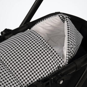 Saco térmico 2 em 1 - inverno - I Love Vichy Preto 