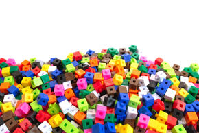 Cubos 1 cm - 1000 Peças