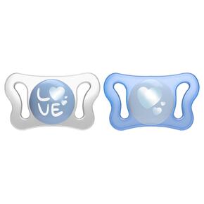 Chupeta Physio Micrò Silicone 0-2m - 2 pçs