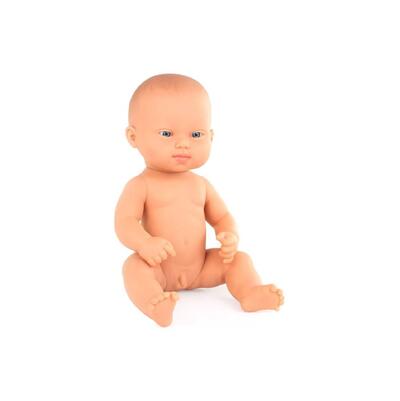Boneco Caucasiano com Síndrome de Down - 32 cm