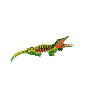 Crocodilo Esqueleto De Madeira