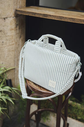 Bolsa Crossbody - Praliné Rayas  