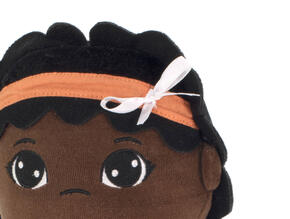 Menina Africana em Tecido 