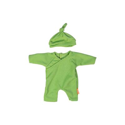 Pijama verde com chapéu - 32 cm