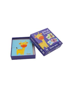 Puzzle de animais de Madeira 