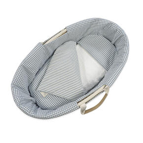 Conjunto para berço - Praliné Vichy/Rayas