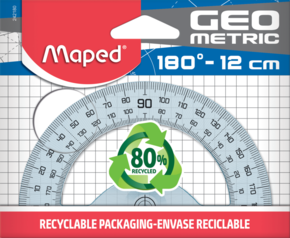 Transferidor Maped Graphic 180º 12cm