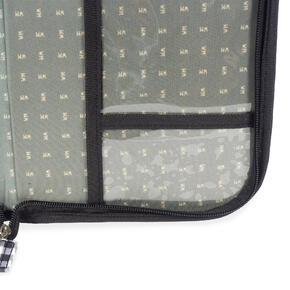 Porta-documentos- I Love Vichy Preto