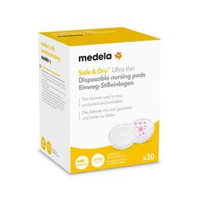 Discos de amamentação descartáveis Ultra Thin Safe & Dry - Medela
