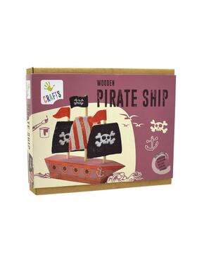 Navio Pirata De Madeira
