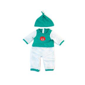 Pijama Frio Verde Riscas 38cm