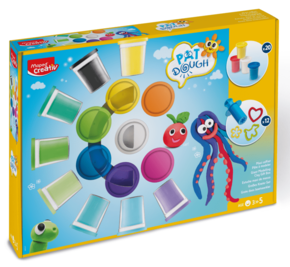 Kit Massa De Modelar Com 20 Potes 12 Acessórios Creativ – Maped