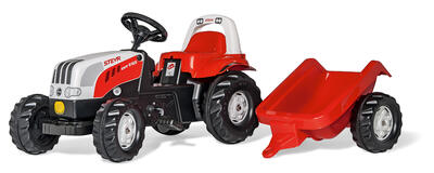 rollyKid Steyr 6165 CVT com Reboque