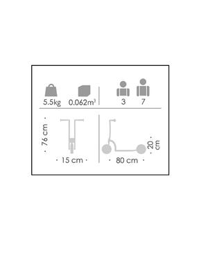 Trotinete Infant 3-7 anos