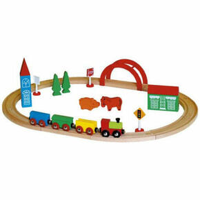 Circuito de Trem de Madeira