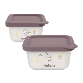 Set de 2 recipientes - NaturSet 2 Chick