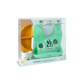 Conjunto de silicone para refeição