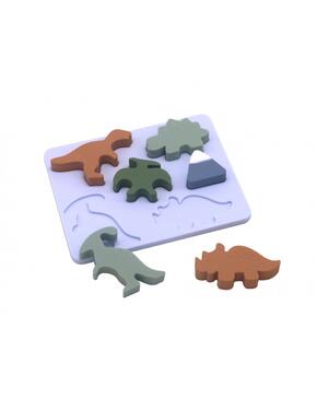 Enigma de dinossauro de silicone