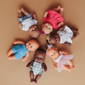 Conjunto de 6 bonecas - 21 cm 