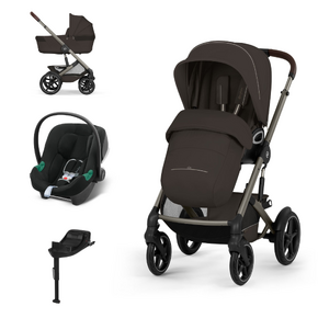 Pack Talos S Lux com alcofa dobrável + Aton B2 i-Size + Base One