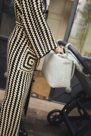 Bolsa Crossbody - Praliné Rayas  