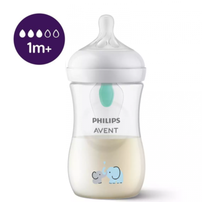 Biberão Natural Response AirFree 260ml c/ Padrão - Philips Avent