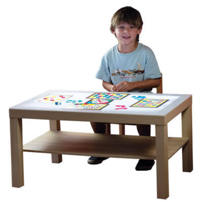 Mesa de luz com bateria recarregável