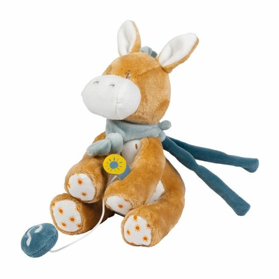 Nattou Peluche Musical Burro Leo