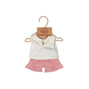 T-shirt e calças de verão - 38 cm