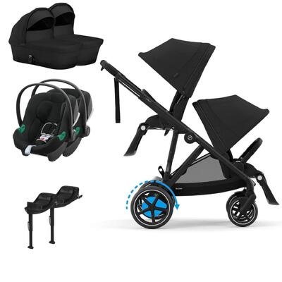 Pack e-Gazelle + Segundo Assento Gazelle S + Aton B2(x2) + Base One(x2) +Alcofa(x2)