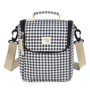 Bolsa térmica para bebés - I Love Vichy Preta 