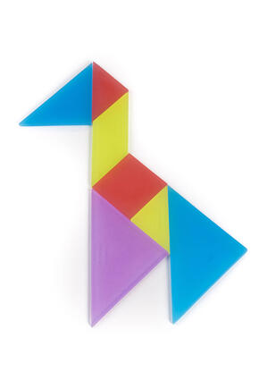 Tangram translúcido