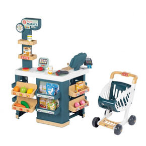 Supermercado com carrinho