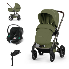 Pack Talos S Lux com alcofa dobrável + Aton B2 i-Size + Base One