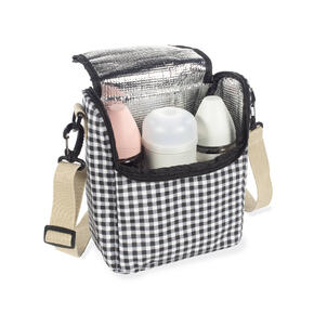 Bolsa térmica para bebés - I Love Vichy Preta 
