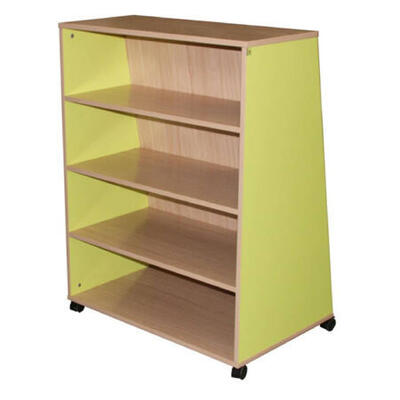 Display dupla face com rodas