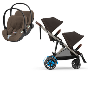 Pack e-Gazelle S + Assento Extra Gazelle S + Cloud T i-Size (2x)