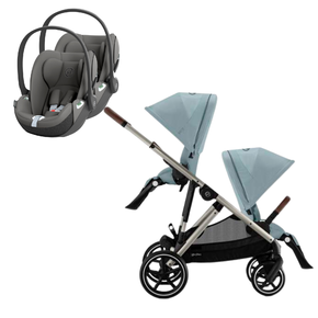 Pack Gazelle S + Assento Extra Gazelle S + Cloud T i-Size (x2) 
