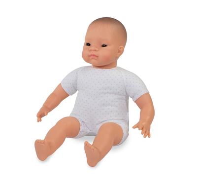 Bebé Asiático Com Corpo Mole 40 cm
