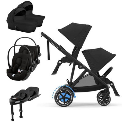 Pack E-Gazelle S + Assento Extra Gazelle S + Cloud G3 (x2) + Alcofa Gazelle S (x2) + Base G3 (x2)