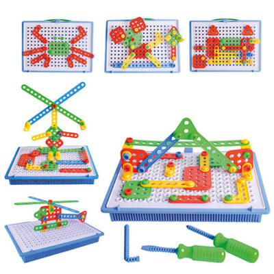 Construção em mosaico com base