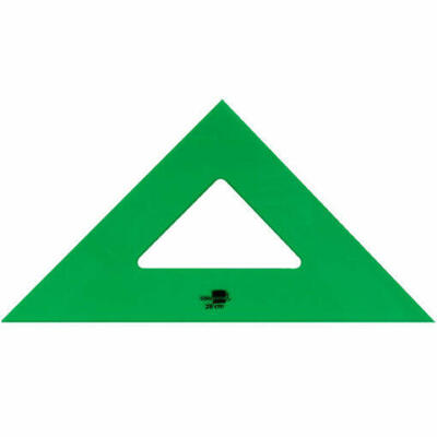 Quadrado de papel líder 28 cm acrílico verde.