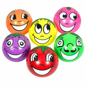 Bolas de frutas engraçadas