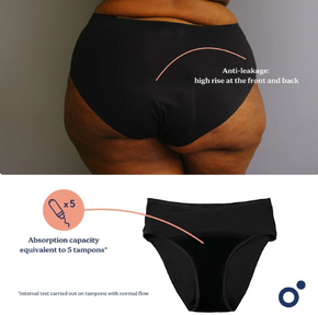 Cueca pós-parto e menstruais - Flowly 