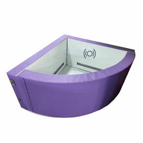 Piscina de bolinhas de canto com luz e vibroacústica